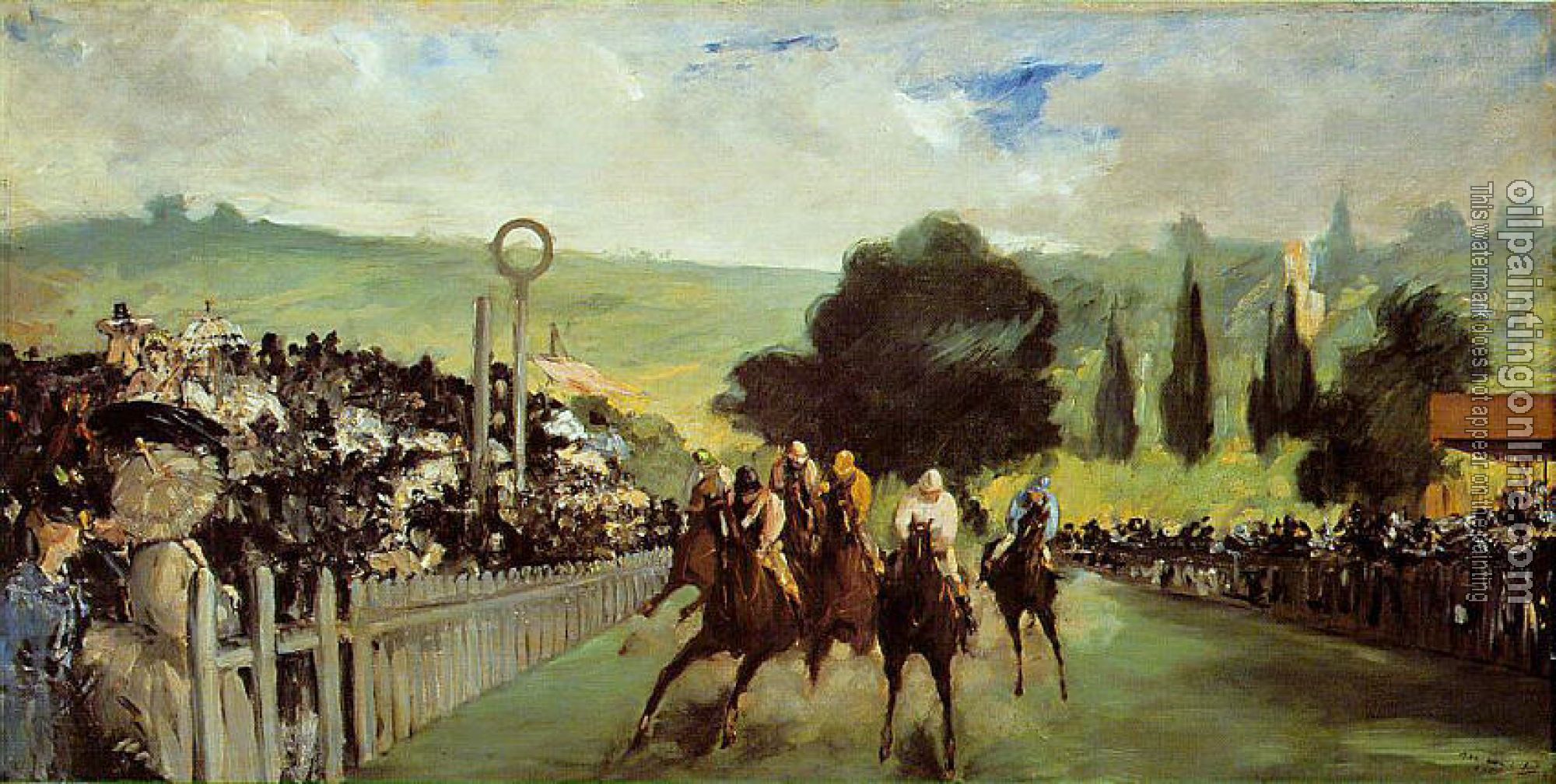 Manet, Edouard - Racetrack near Paris
